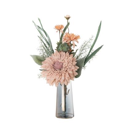 China Artificial Chrysanthemum Bouquet Design New Design Event Decoration CF01042 Sunflower Flowers And Plants for sale