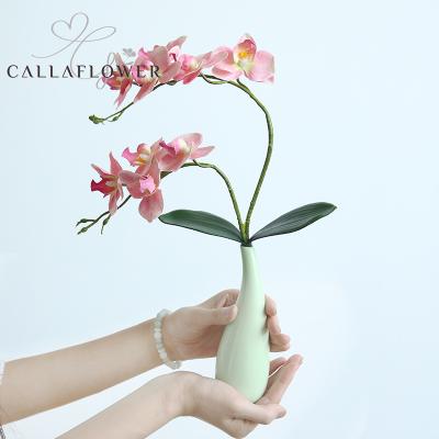 China Artificial Phalaenopsis Touch Butterfly Orchid Flowers Natural Artificial Touch Orchid Real Touch For Home Decoration for sale