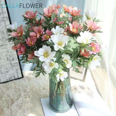 China Beautiful Colorful Decorative 64cm Artificial Flowers Silk Fabric Cosmos Coreopsis Flower for sale