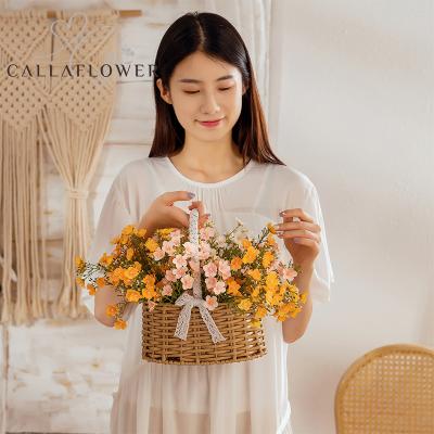 China Modern Hot Sale Home Wedding Decoration Small Artificial Flower Group Multicolor Gypsophila Gypsophila MW83114 for sale