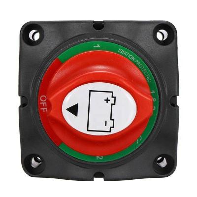 China Electronic / Marine / Jeep / Marine Car Safety Dual Battery Selector Switch On Off Disconnect Switch Fishing Boat for sale