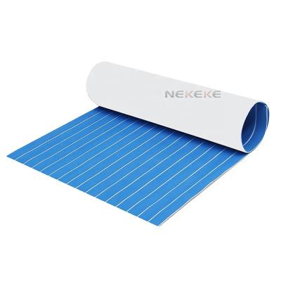 China NEKEKE 90*240cm Modern Blue Color Durable Boat Covers Floor Decking Sheet Marine Foam Mat for sale