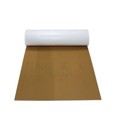 China NEKEKE Thickness 6mm +Black Bottom Marine Yacht Marine Rubber Pattern EVA Deck Foam Sheet Composite Modern Light Brown Exterior Decking for sale