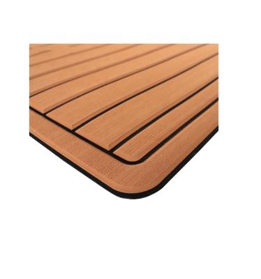 China Modern NEKEKE Customized Exterior Marine EVA Deck Foam Sheet Composite Light Brown + Black Yacht Boat Decking for sale