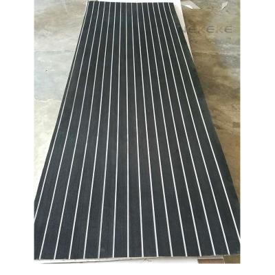 China NEKEKE EVA Deck Sheet Foam Sheet DeckingCheap Modern Composite Exterior Black + White Lines for sale