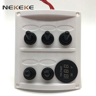 China NEKEKE Hot Sales LED Digital Voltmeter Inverter 12V Waterproof Board SP0501AWV/SP0501AV for sale