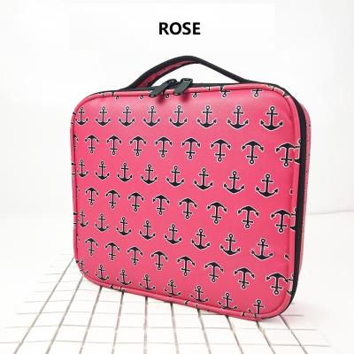 China Luxury Lady Multifunction Water Proof PU Travel Bag Women Cosmetic Makeup Bags for sale