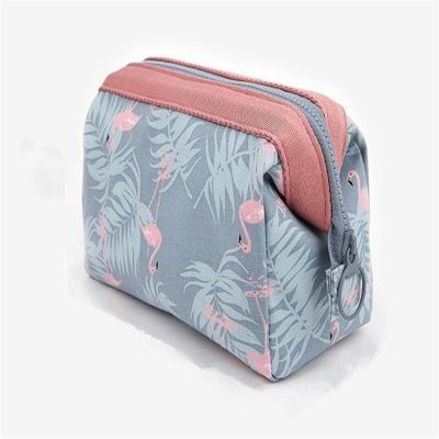 China Lady Printing Cosmetic Bag Women Portable Multifunction Waterproof Polyester YKK Large Capacity Makeup Bags Female Storage Make Up Cases for sale