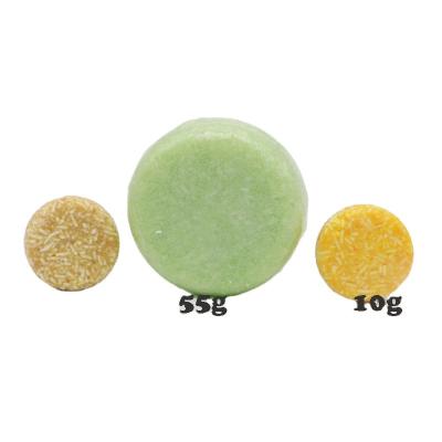 China Wholesale Free Sample 10G Color-protecting HEYAMO Vegan Pure Natural Organic Soap Plastic Free Zero Waste Solid Shampoo Bar Shampoo Bar for sale