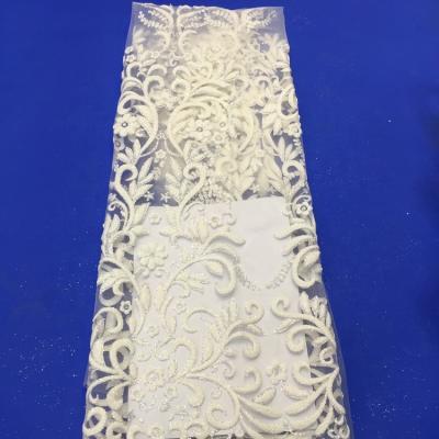 China Superb Instant White Bridal Lace Craft Instant Glue Paste 3D Mesh Powder FP06 Mesh Wedding Dress Sterling Silver White White Silver White Fabric for sale