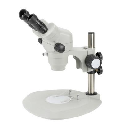 China Long Working Distance Digital Stereo Zoom Microscope High Eye Point Magnification 7X - 45X for sale