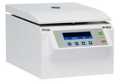 China LED display TG16E Micro High Speed Centrifuge with Electric lid lock for sale