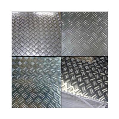 China Aluminum Pattern Embossed Sheet Aluminium Checker Plate For Machine Floor for sale