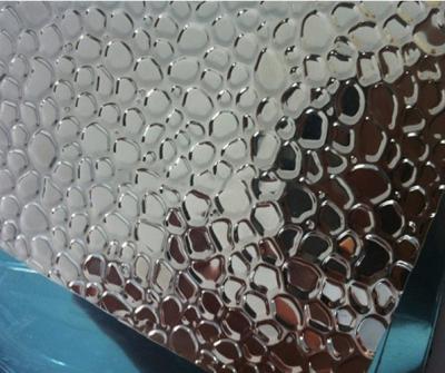 China PVDF Coated Embossed Aluminum Sheet 2500mm Width No Scratches For Lighting for sale