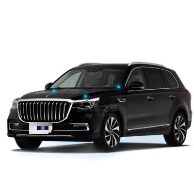 China Leather Hongqi HS7 2021 DCT FWD Gasoline+48V Hybrid SUV Adult Light Left Steering Cars Used Cars for sale