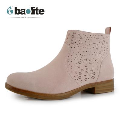 China Roman Boot Baolite European Simple Hollow Out Women's Boots Ladies Boots for sale