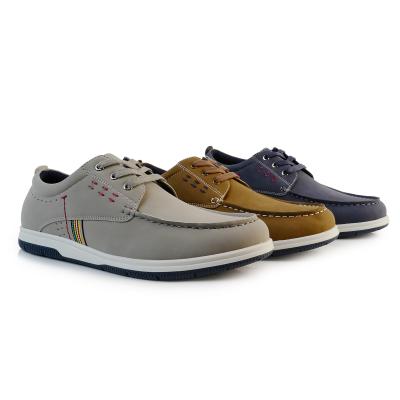 China Baolite Round Comfortable Daily Oxford Suede PU Leather Men Casual Shoes for sale