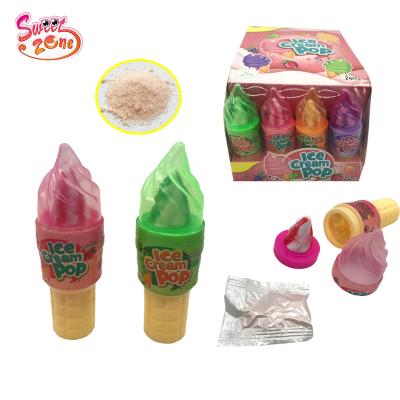 China Normal Normal Shaped Hard Ice Cream Toy Candy With Popping Candy for sale