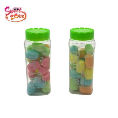 China Natural Natural Fruit Flavor Sugar Coated Marshmallow Cotton Soft Crispy Candy for sale