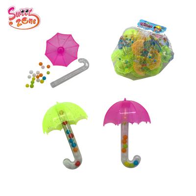 China Cartoon Toys Cartoon Toys Colorful Umbrella Toy And Colorful Pearls Candy for sale