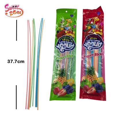 China Natural Long Long Natural Yogurt CC Stick Candy for sale