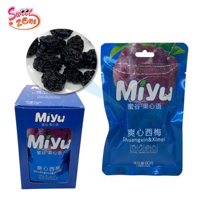 China Sweet and sour dried prune of fruit canned plums for sale