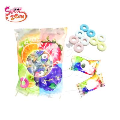 China Sugar Free Fruit Ring Mint Natural Natural Candy for sale