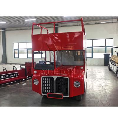 China High Quality Amusement Park Attraction Amusement Rides Double Decker Tourist Bus Carnival Rides For Sale for sale