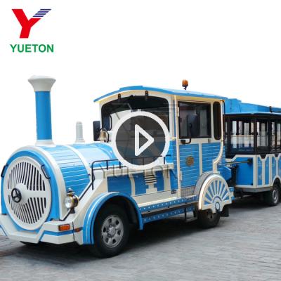 China Amusement Park Amusement Kiddie Rides Big Trackless Train For Sale for sale