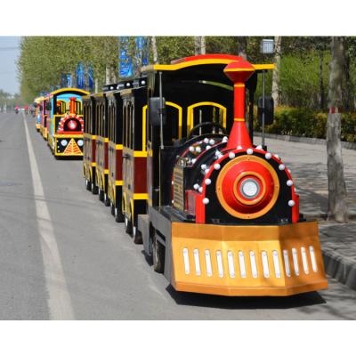 China Amusement Park Amusement Park Manufacturer Tourist Sightseeing Backyard Trackless Train For Sale for sale