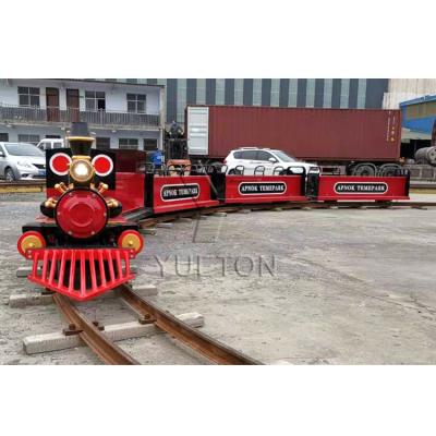 China 2021 New Theme Park Mall Style Children and Adult Backyard Track Mini Steam Train For Sale Model Train for sale