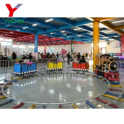 China High Quality Outdoor Theme Park+museum+game Center Amusement Theme Park Kids Electric Happy Track Train Ride For Children for sale