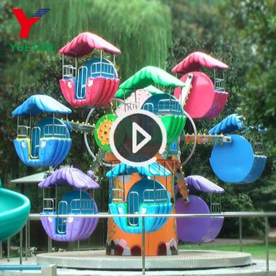 China Amusement Park China Supplier Fairground Attraction Amusement Park Children Side Fun Double Rides Mini Ferris Wheel for sale