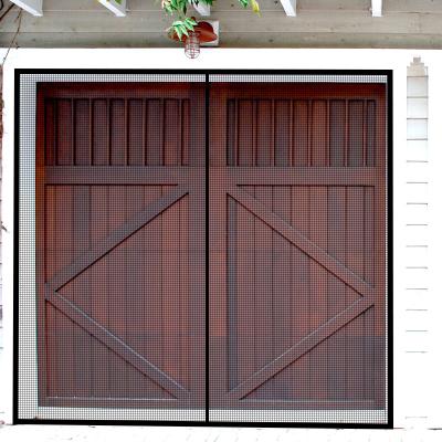 China Modern Customized Garage Door Screens Mosquito Preventing Door Screen Magnetic Garage Door Mesh for sale