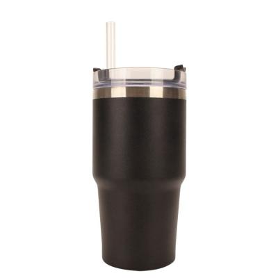 China Eu Sustainable Dropshipping 30oz Tumbler Vacuum Insulated Travel Mug With Sliding Lids Stainless Steel Tumblers With Straw for sale