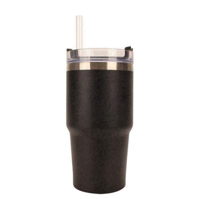 China 30oz Stainless Steel Tumbler Insulated Coffee Tumbler Double Wall Cup Viable Vacuum Insulated Travel Tumbler With Lid And Straw Powder for sale