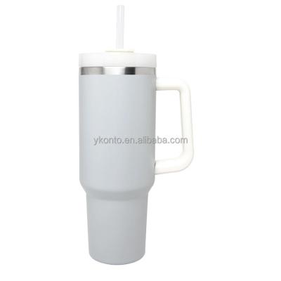 China Sustainable New Hot Items 30oz Tumbler Vacuum Insulated Travel Mug With Sliding Lids Stainless Steel Tumblers Mug With Straw for sale