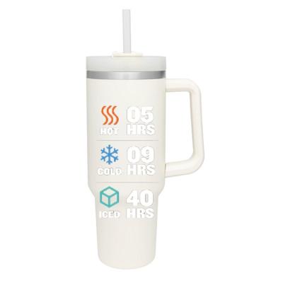 China Drinkware Logo Printed 900ml Viable Custom Vacuum Insulated Tumbler With Lids Travel Works Great For Ice Drinks And Hot Beverage for sale