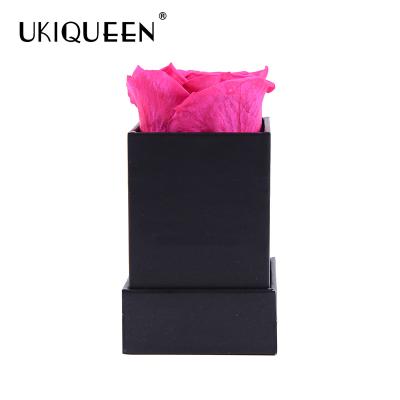 China From the UKIQUEEN festival of roses velvet eternal lasting Rose Single Preserved Flower Box forever for sale