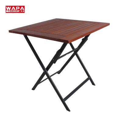 China Customized 0.7x0.7m Garden Wooden Table for sale