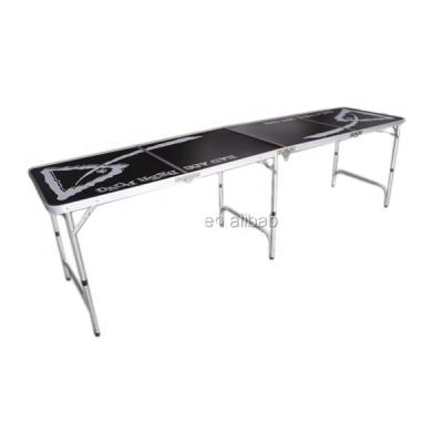 China 8ft Portable Beer Pong Table Bar Height Folding Tables for sale