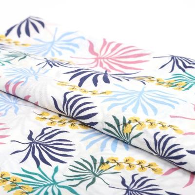 China Wholesale Simple Floral Viscose Rayon Fabric Stock Bali Korea Indonesia Flower Dress Printing 100% Plain Weave for sale