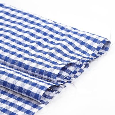 China Anti-Static 65%Polyester+35% Cotton Yarn Dyed Canvas School Uniform Fabric For TC Shirts for sale