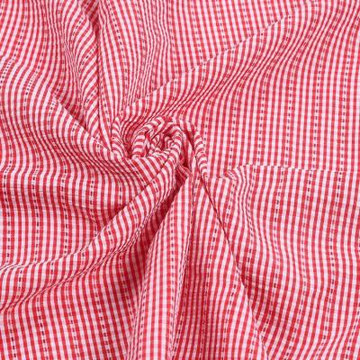 China Wholesale Plain Polyester Cotton Blend Plaid Stripe Check Print Fabric For Handkerchief Dress for sale