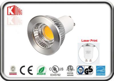 China Profile Aluminum 2700K - 9000K 5W COB GU10 LED Spotlight 450lm 90Degree Dimmable for in room, hotel for sale