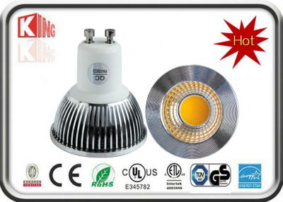 China Profile Aluminum COB GU10 LED Spotlight 90Degree Warm White for sale