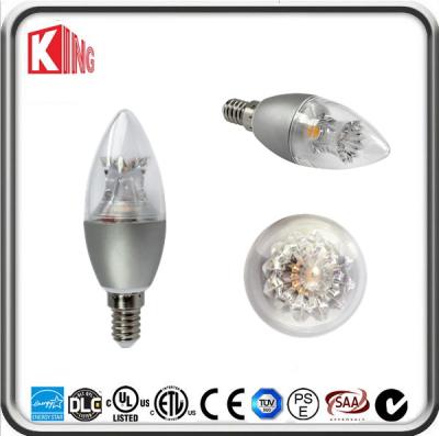 China 360 grados Dimmable llevaron el bulbo 5W E14 de la vela del filamento decorativo para la lámpara en venta