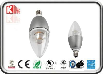 China Decorative Indoor LED Candle Light Bulbs E12 50000Hrs Lifespan ETL Approved for sale