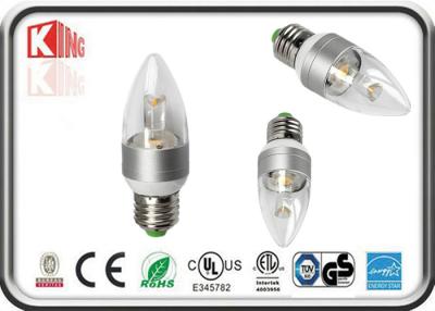 China Cool White LED Candle light E14 / E27 / E12 2700K - 6500K High Lumens for Chandelier for sale