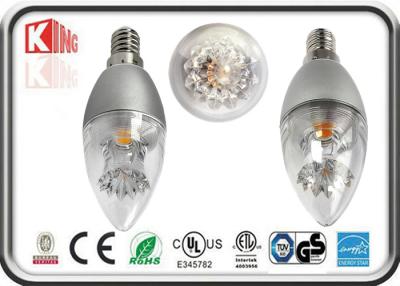 China Energiesparende Kerzen-Birnen 3,5 W E27 Dimmable LED 360 Grad für Leuchter zu verkaufen